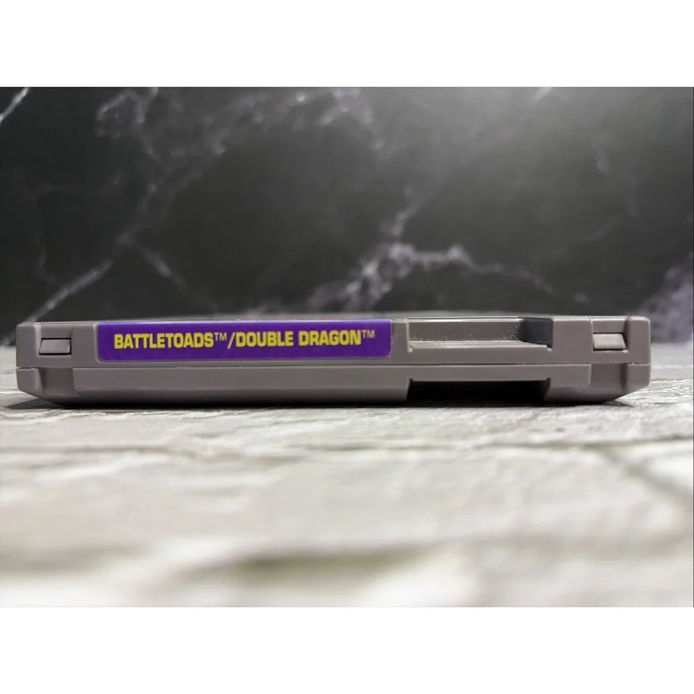 Battletoads & Double Dragon - Authentic Nintendo NES Game - Very Clean - T&W -NM